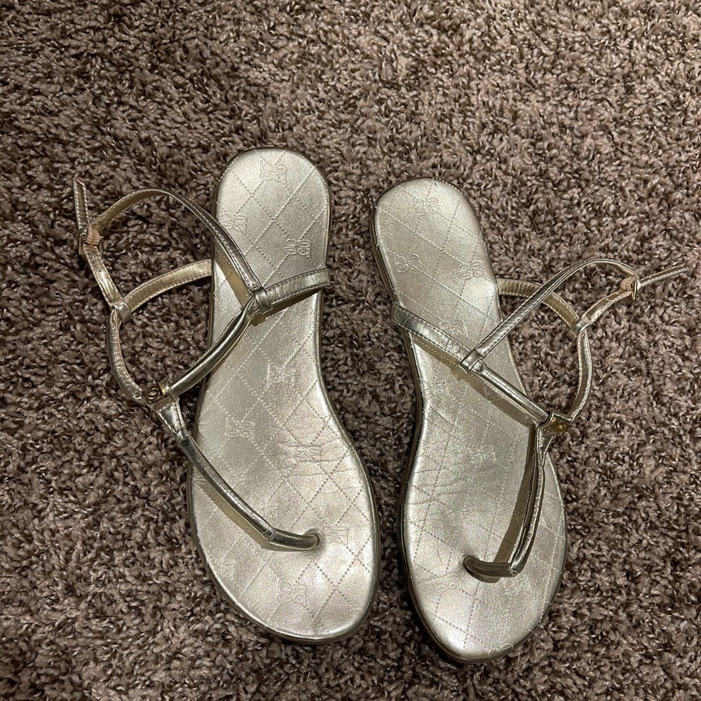 Bebe gold sandals